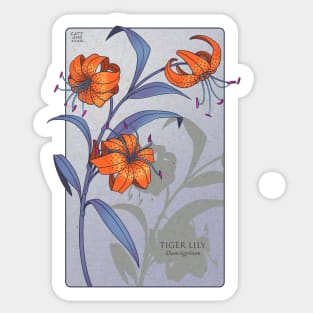 Tiger lily Sticker